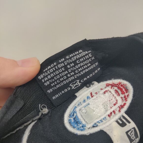 New Era Men's Fitted Hat Black OSFA Embroidered 2006 World Series Logo - Picture 8 of 8